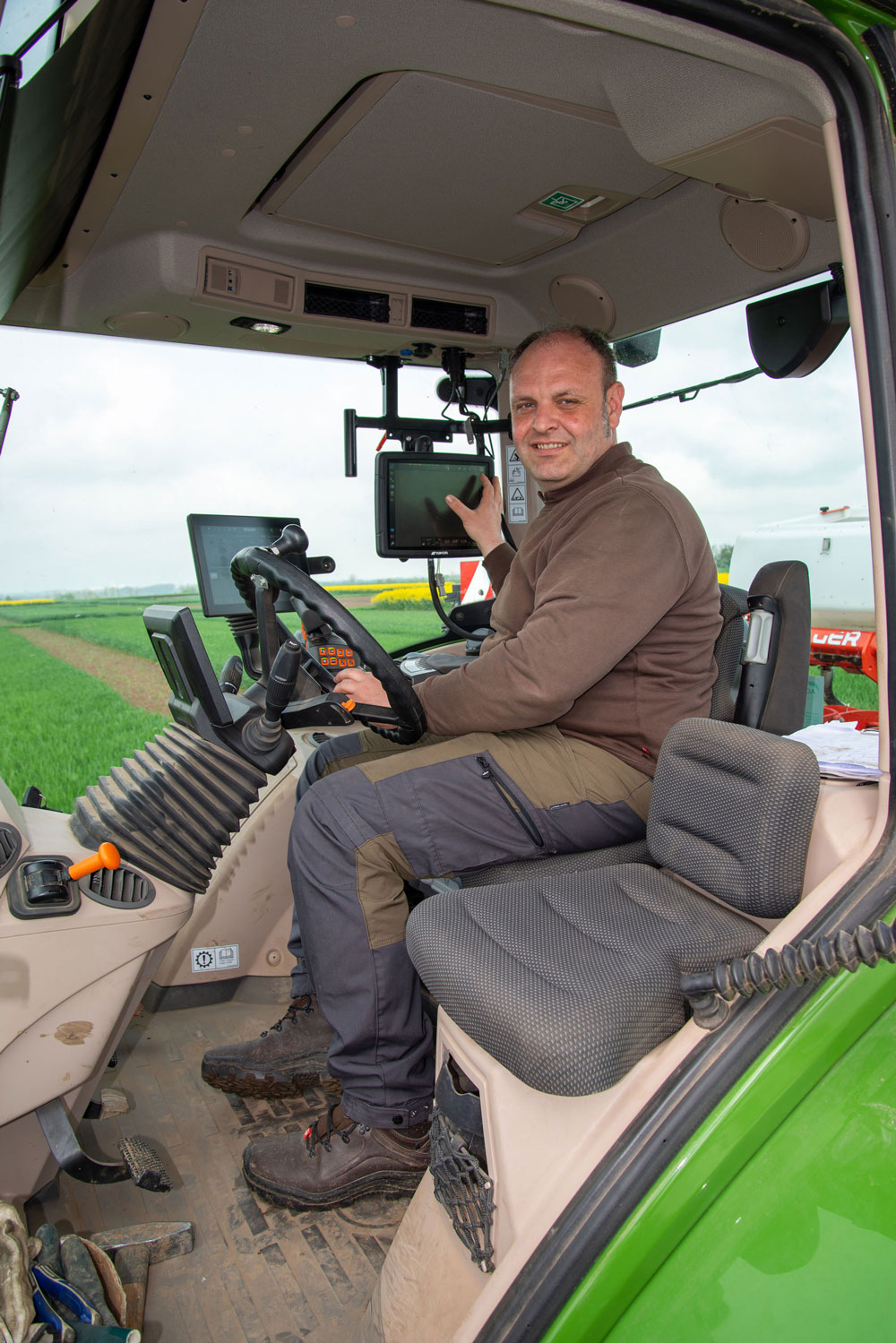 Erprobt digitale Technologien in der landwirtschaftlichen Praxis: Florian Schiller vom Internationalen DLG-Pflanzenbauzentrum. Foto DLG