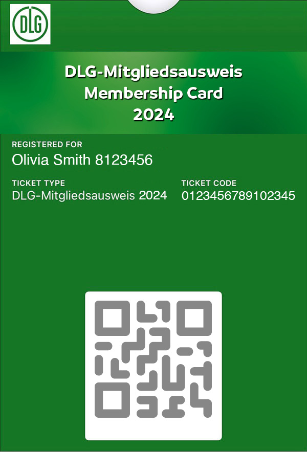 DLG membership card
