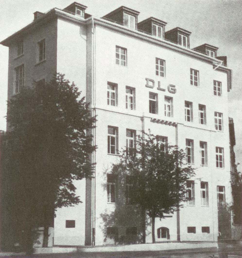 Das DLG-Haus bis 1991 im Zimmerweg, Frankfurt am Main